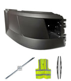 Bumper Corner with Fog Hole Plastic Passenger 2004-2015 Volvo VNL