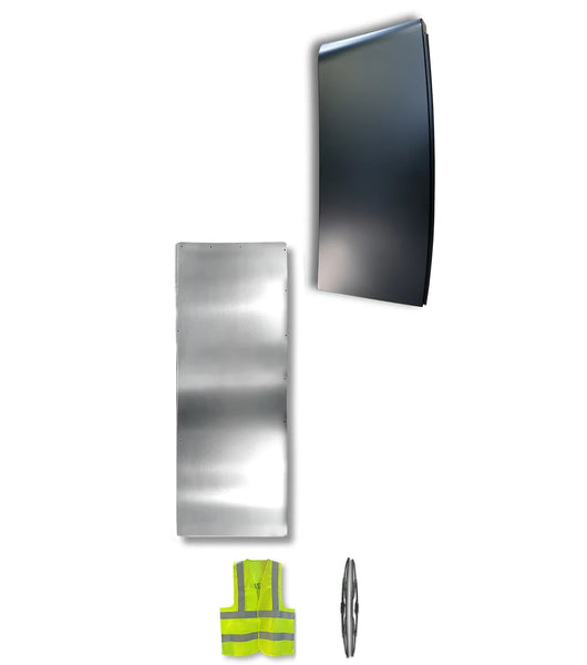 Cabin Sleeper Fairing Extenders Upper Plastic & Lower Aluminum Driver 2022+ Peterbilt 579