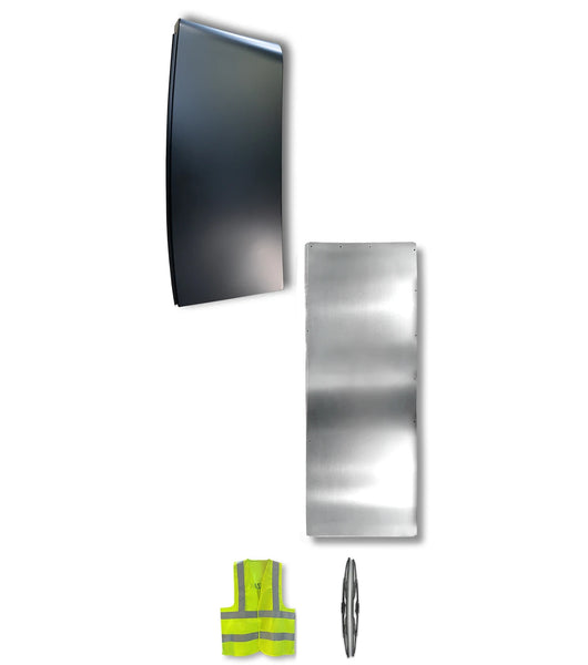 Cabin Sleeper Fairing Extenders Upper Plastic & Lower Aluminum Passenger 2022+ Peterbilt 579