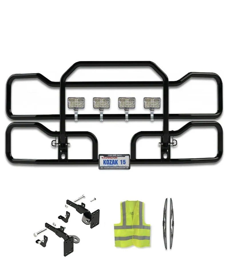 Front Grille Guard Black 2013-2021 Peterbilt 579