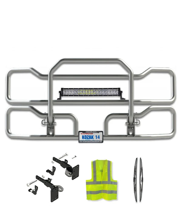 Front Grille Guard Chrome 2013-2021 Peterbilt 579