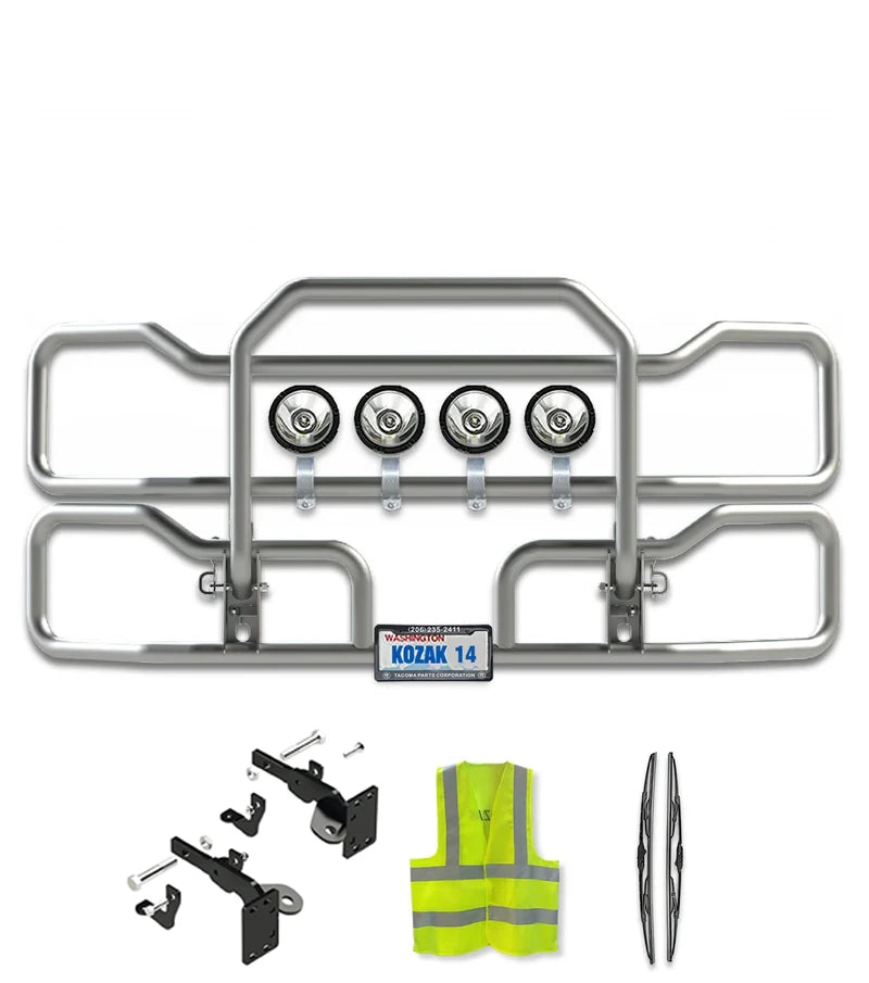 Front Grille Guard Chrome 2013-2021 Peterbilt 579