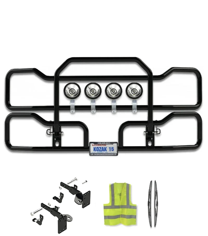 Front Grille Guard Black 2013-2021 Peterbilt 579