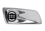 Fog Light Bezel Chrome Plastic & Black Full LED Fog Light Passenger Kenworth T660