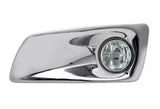 Fog Light Bezel Chrome Plastic & Fog Light Driver Kenworth T660