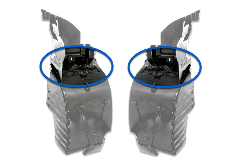 Covers fits Mudguard Liner Fenders Set 2013-2021 Kenworth T680