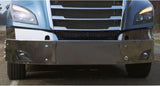 16" Bumper Steel w/Fog Lamp Hole + LED Fog Light Set Black 2018+ Freightliner Cascadia