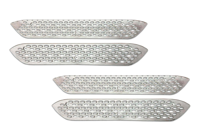Front Step Side Panels w/Brackets, Upper & Lower Metal Steps, Extensions Set 2022+ Peterbilt 579