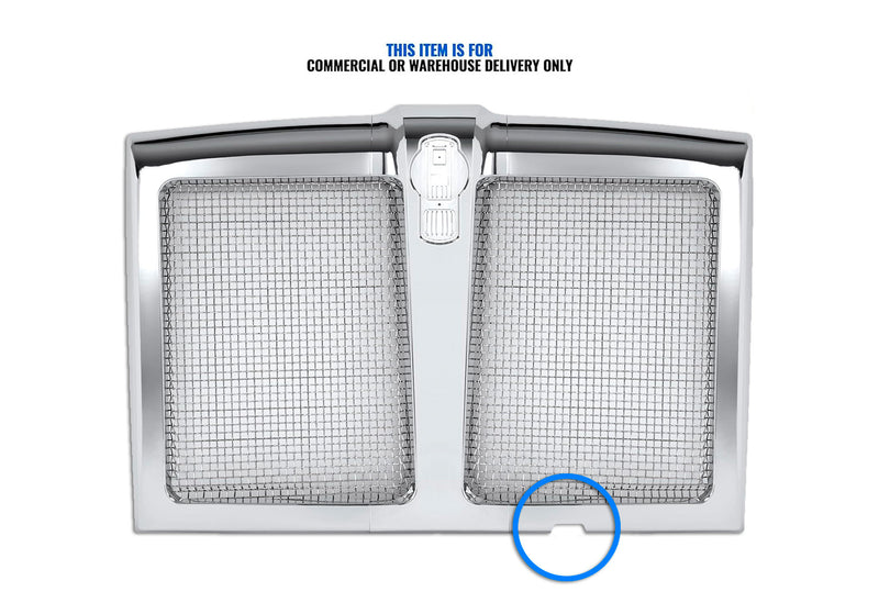 Grille Frame with Bug Screen Plastic MINOR COSMETIC DAMAGE Compatible with Kenworth T880