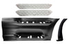 Front Step Side Panel w/Bracket, Upper & Lower Metal Steps, Extension Passenger 2022+ Peterbilt 579