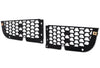 Front Bumper Upper Trim Mesh Grilles Set 2018-2024 Freightliner Cascadia