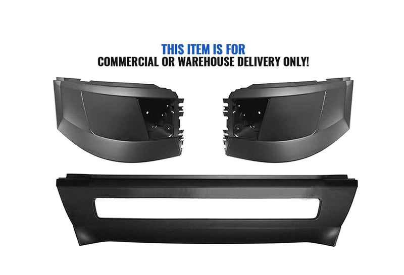 Bumper Plastic with Fog Hole Set 2004-2015 Volvo VNL