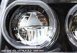 Headlight Full LED Performance Black Housing Driver Kenworth T880