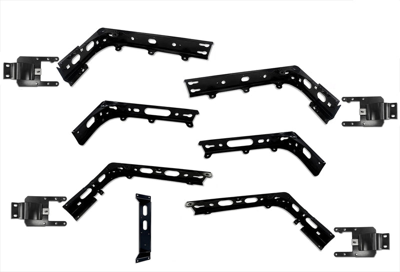 Cabin Fairing Lower Air Deflectors with Extensions and Brackets Set 2025 2026 Volvo VNL New