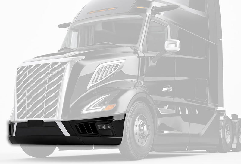 Front Bumper Set with Black Center 2025+ Volvo VNL New