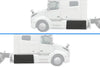 Complete Middle Side Fairing Panels Set 2018-2024 Volvo VNL