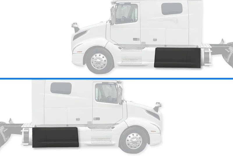 Complete Middle Side Fairing Panels Set 2018-2024 Volvo VNL