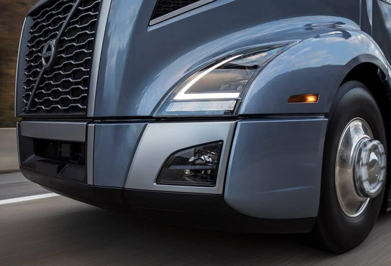 Bumper Corner with Fog Hole Plastic Driver 2018+ Volvo VNL VNR