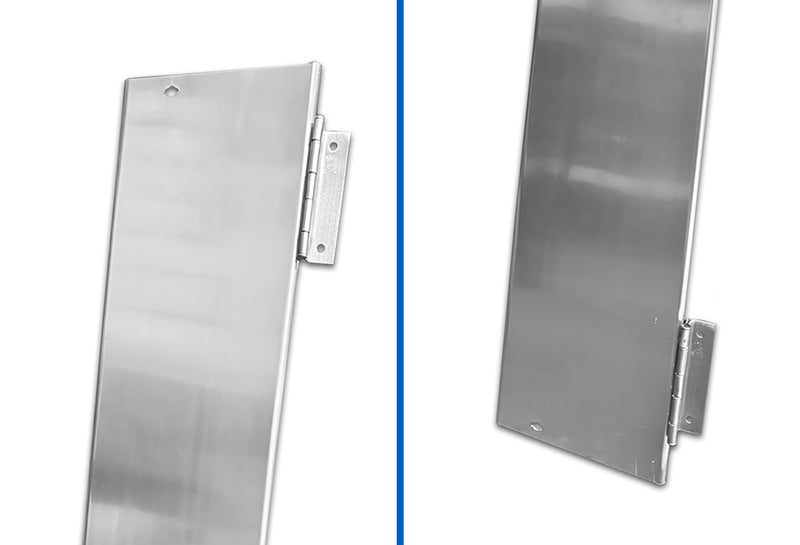 Steps 37.5" & Step Skirt of Front Side Fairing Aluminum Metal Set Driver 2008-2017 Freightliner Cascadia 125