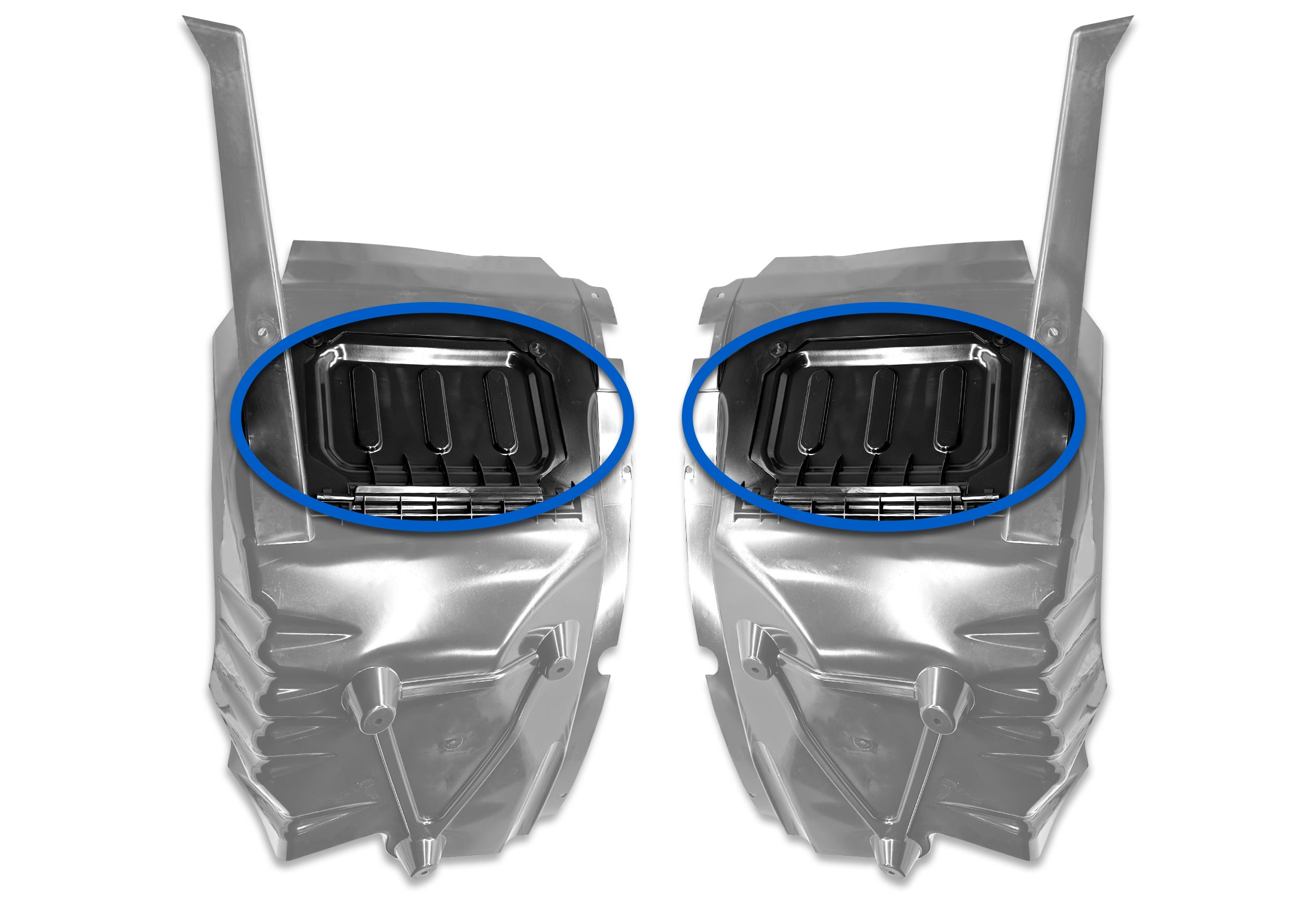 Covers fits Mudguard Liner Fenders Set 2022+ Kenworth T680 Next