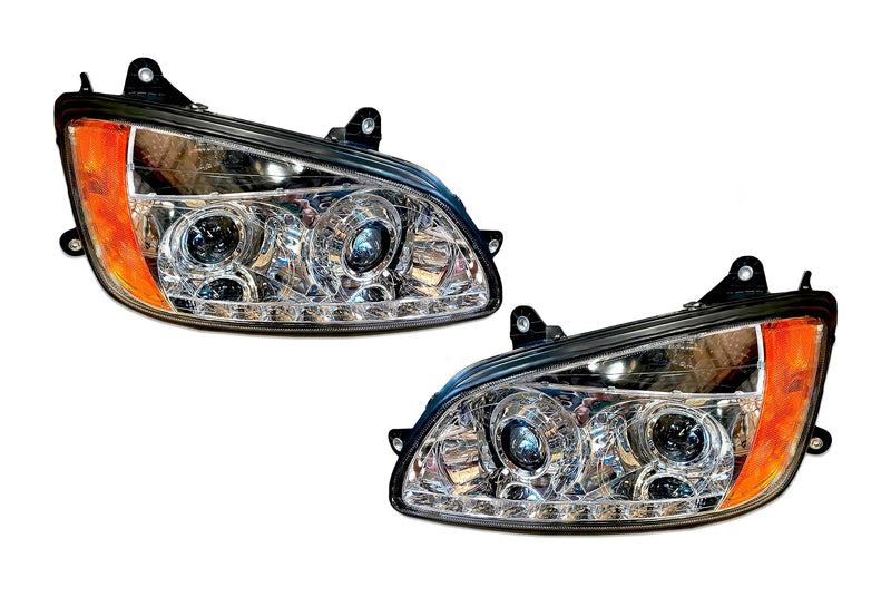 Headlights Chrome Set 2008-2016 Kenworth T660 T770 T700 T170 T270 T370 T470 T440
