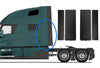 Cabin Fairing Lower Air Deflectors with Extensions and Brackets Set 2025 2026 Volvo VNL New