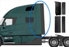 Cabin Fairing Upper & Lower Air Deflector with Extensions Driver 2025 2026 Volvo VNL New