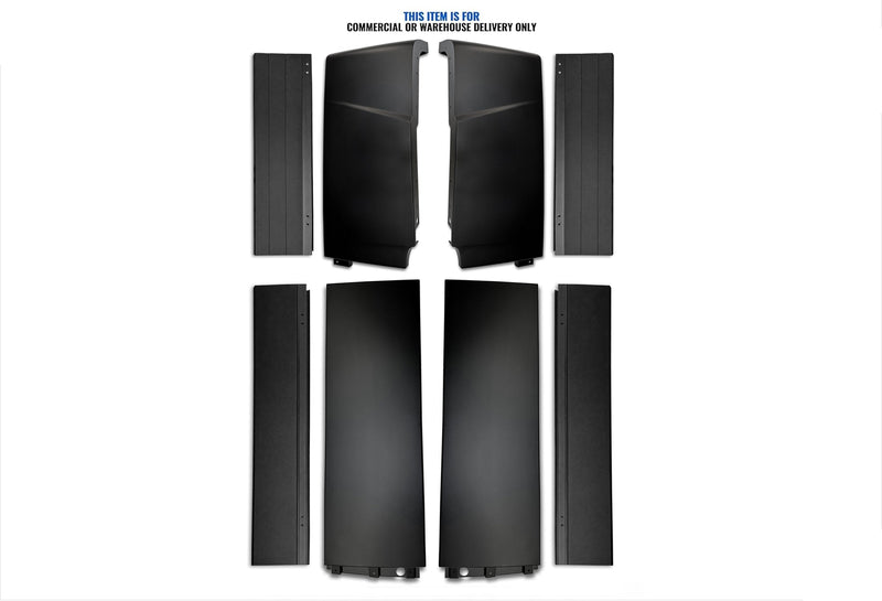 Cabin Fairing Upper & Lower Air Deflectors with Extensions Set 2025 2026 Volvo VNL New