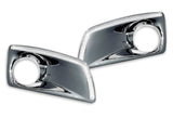 Fog Light Bezels Chrome with Built-in Light Strip Set Kenworth T660