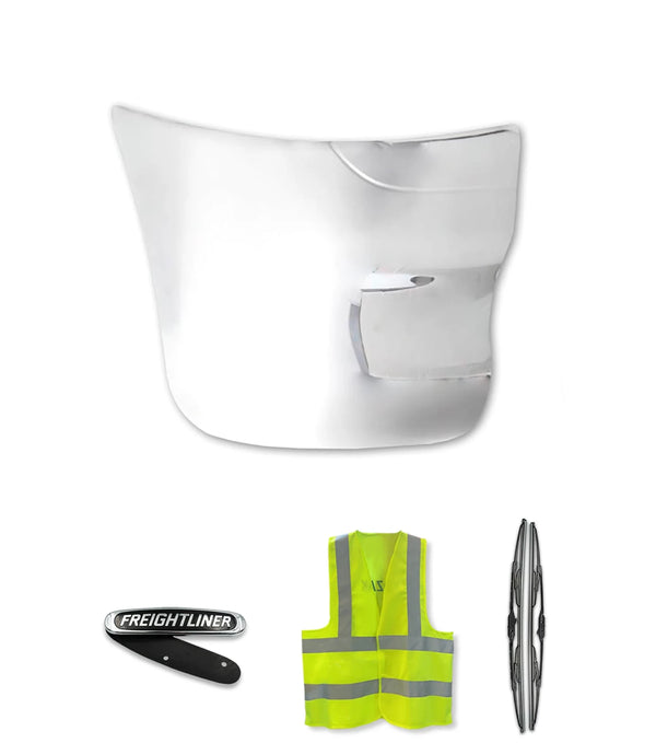 Extension Corner Bumper End Cap Chrome Passenger 2001-2017 Freightliner Columbia