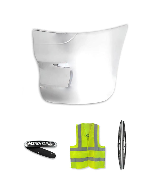 Extension Corner Bumper End Cap Chrome Driver 2001-2017 Freightliner Columbia