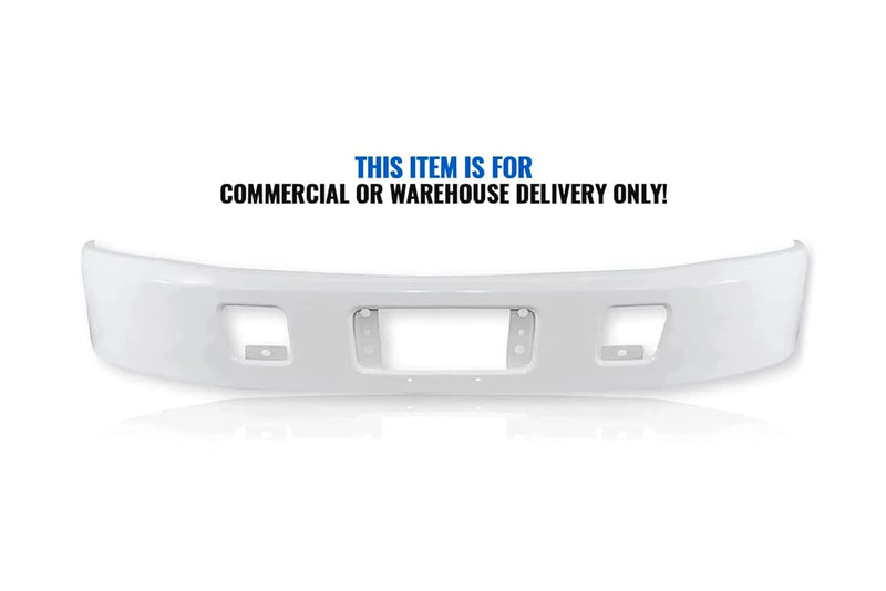 Bumper Painted White Steel 2005+ Hino 238 258 268 338