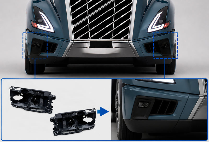 Bumper Corners Reinforcement Set 2025+ Volvo VNL New