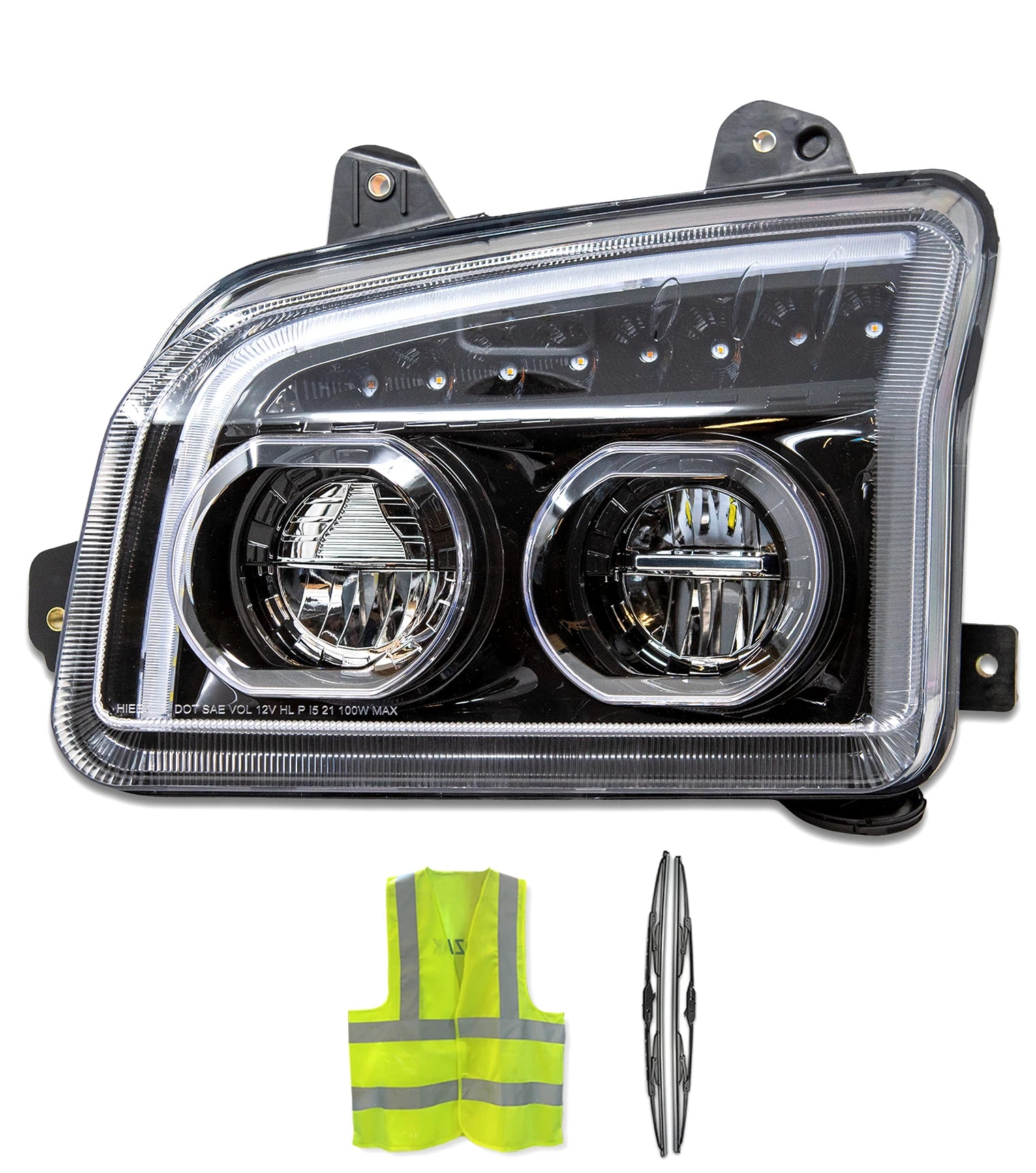 ★ひつじ①〜⑧★ Headlight Full LED Performance Black Housing Driver Kenworth