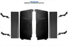 Cabin Fairing Upper Air Deflectors with Extensions and Brackets Set 2025 2026 Volvo VNL New