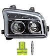Headlight Full LED Performance Black Housing Passenger Kenworth T880