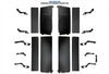 KOZAK Cabin Fairing Upper & Lower Air Deflectors with Extensions & Brackets Set 2025 2026 Volvo VNL New
