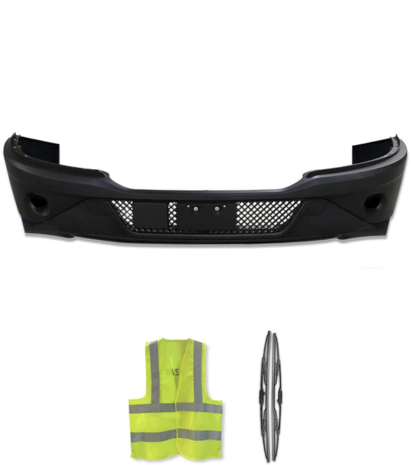 Bumper with Fog Hole Black Plastic 16 Pcs 2022+ Kenworth T680