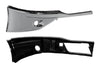 Bumper Corners Chrome With Fog Hole Driver Set 2022+ Kenworth T680