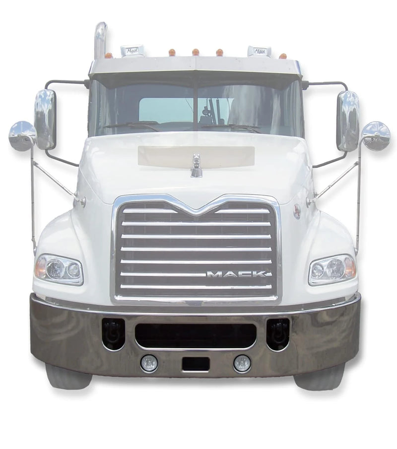 Bumper 17” Chrome With Tow Center Step Fog Lamp 2006+ Mack Vision CXU