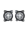 Bumper Set w/ Fog Holes Plastic Chrome + Fog Lights 2013-2021 Peterbilt 579