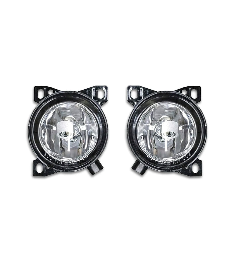 Bumper Set w/ Fog Holes Plastic Chrome + Fog Lights 2013-2021 Peterbilt 579