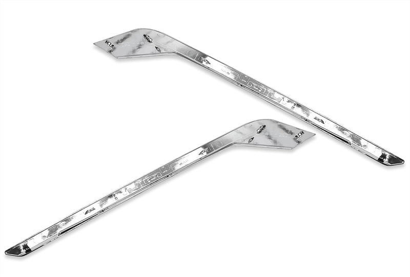 Chrome Hood Air Intake Bezels Set 2022+ Peterbilt 579