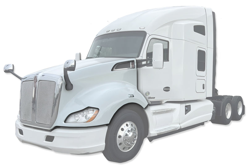 Hood Fender Long Service with Hood Support Driver 2012-2021 Kenworth T680