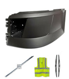 Bumper Corner with Fog Hole Plastic Driver 2004-2015 Volvo VNL