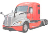 Long Hood Fiberglass 2022+ Kenworth T680 Next Gen