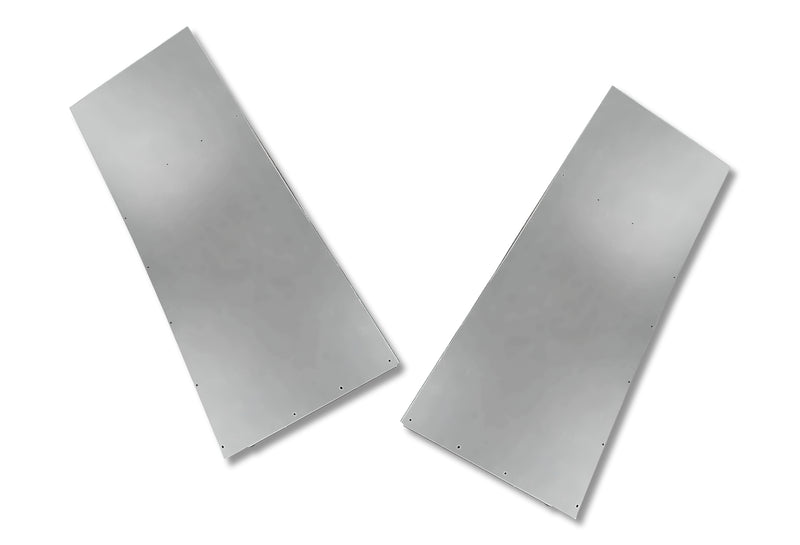Cabin Lower Sleeper Fairing Extenders Aluminum Set 2022+ Peterbilt 579