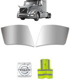 Bumper Corners Chrome Trim Set 2004-2015 Volvo VNL
