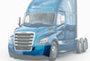 Bumper Cover without Fog Hole Plastic Driver 2018+ Freightliner Cascadia 126 116
