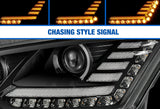 Headlight LED Black Driver 2022+ Peterbilt new 579